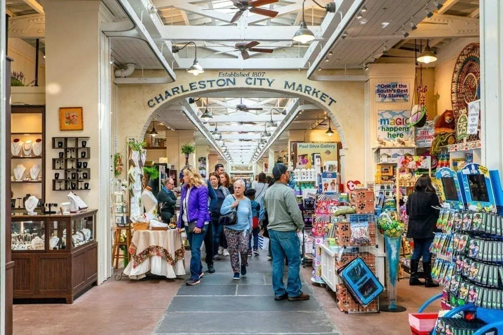 Charleston City Market, as seen during a long weekend in Charleston SC