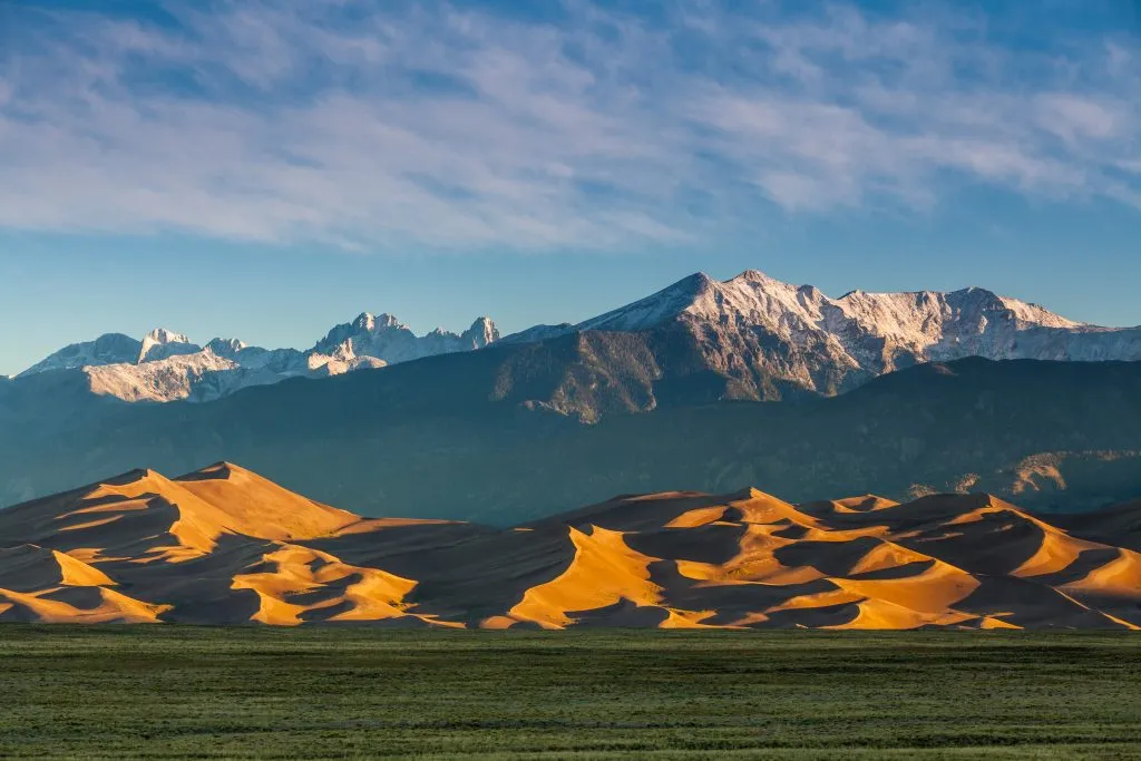 great sand dunes national park colorado as seen from a distance