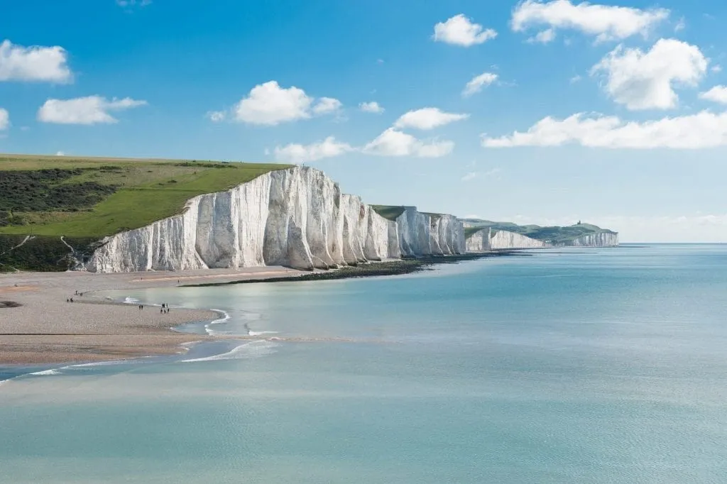 White Cliffs of Dover in southern England, one of the best summer destinations in Europe