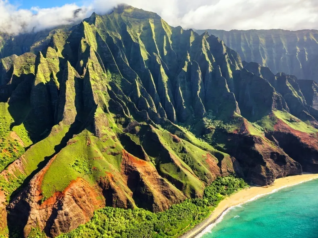 Na Pali Coast of Kauai Hawaii. Kauai is one of the best road trips in USA.