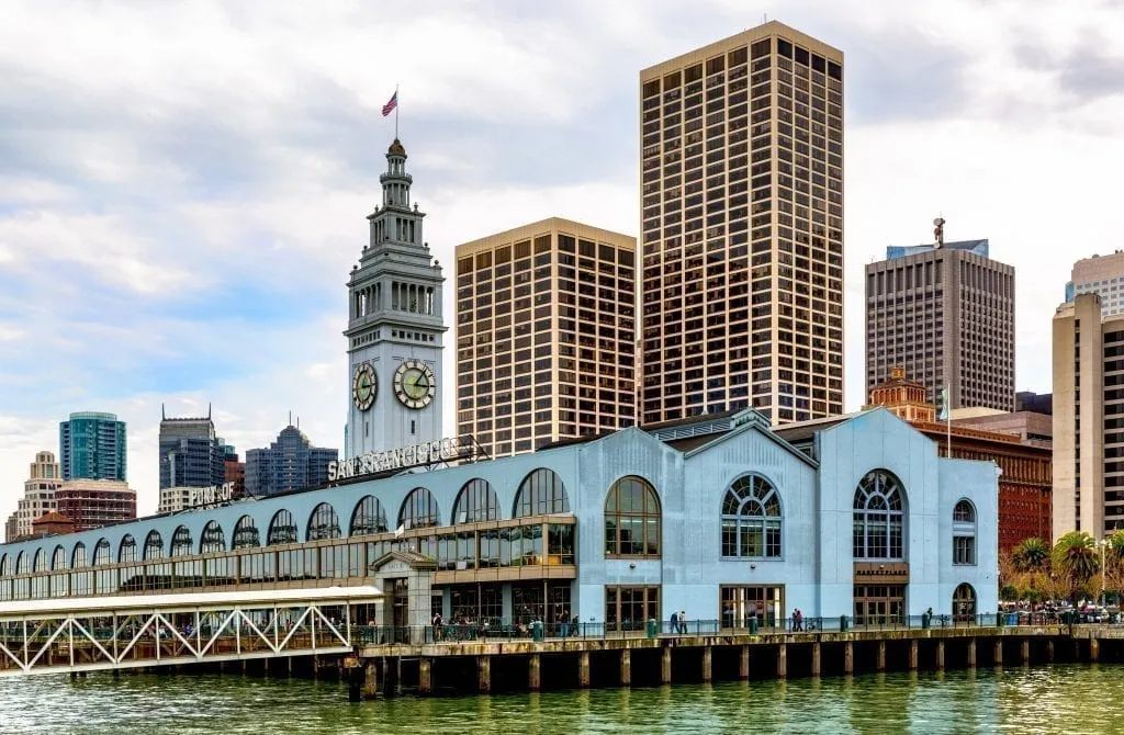 Ferry Building Marketplace as seen from the outside, one of the best places to eat during a 3 day San Francisco itinerary