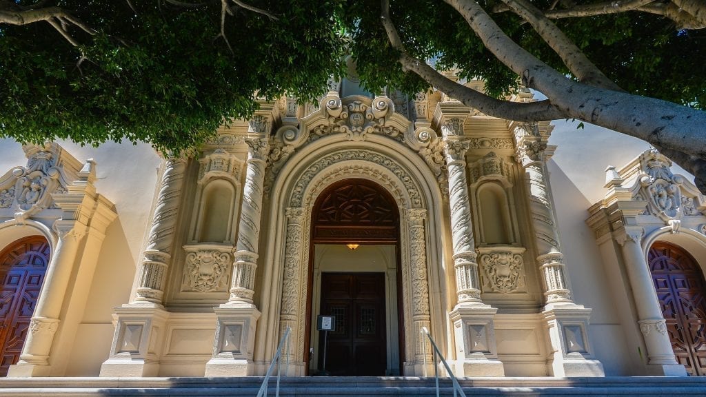 Exterior of ornate church in Mission District San Francisco itinerary
