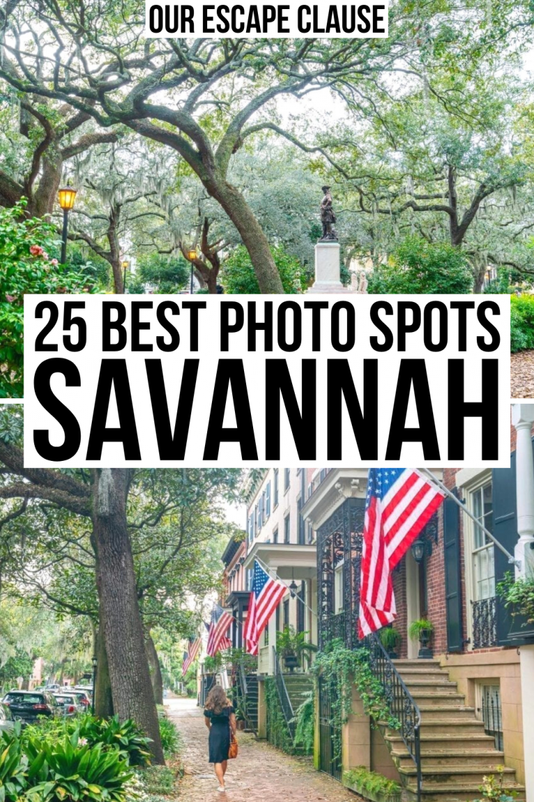 25 Savannah Photo Spots (+ Map!) Our Escape Clause