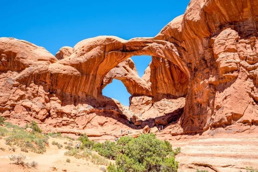 Double Arch in Arches National Park Utah