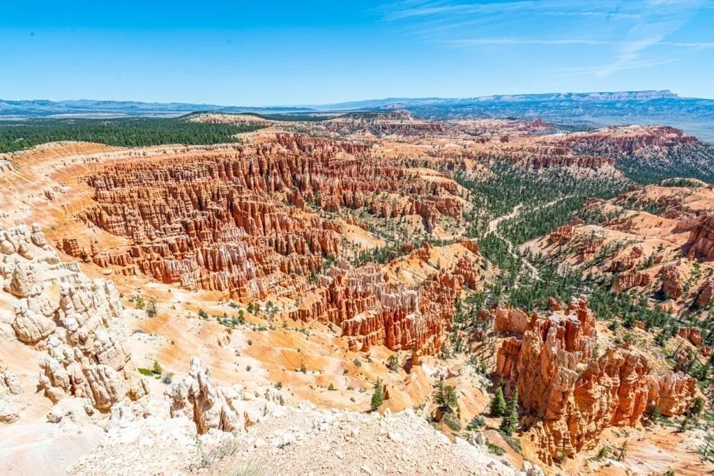 View of Inspiration Point, which definitely belongs on any list of what to do in Bryce Canyon NP
