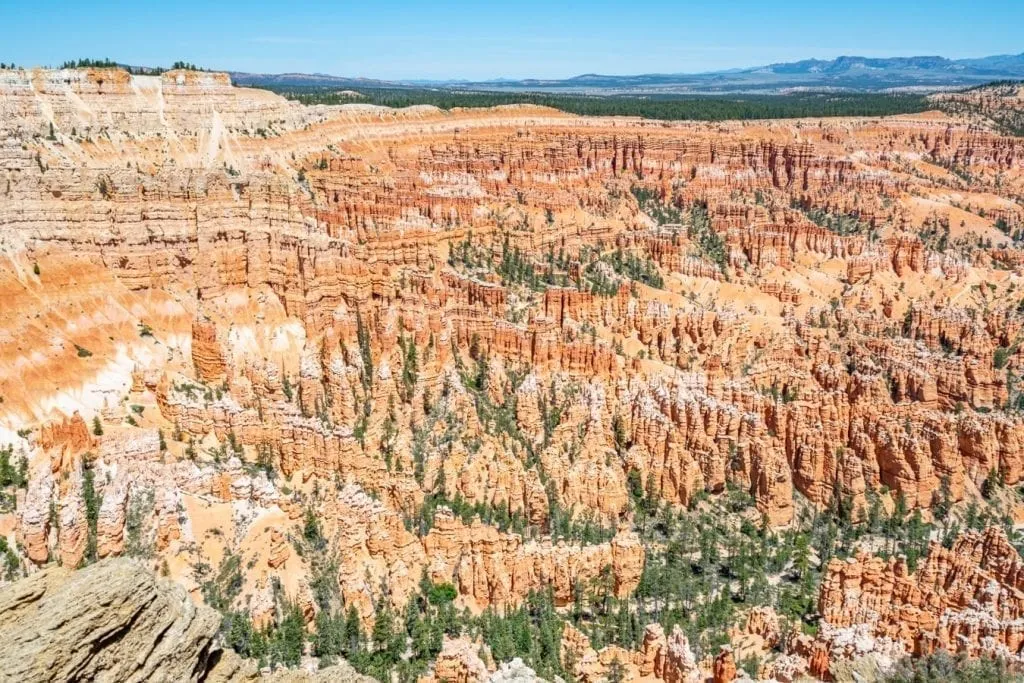 View from Bryce Point, one of the best things to see in Bryce Canyon
