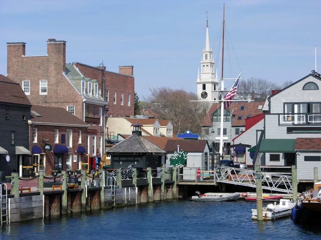 harbor of newport rhode island, one of the best small towns in the united states