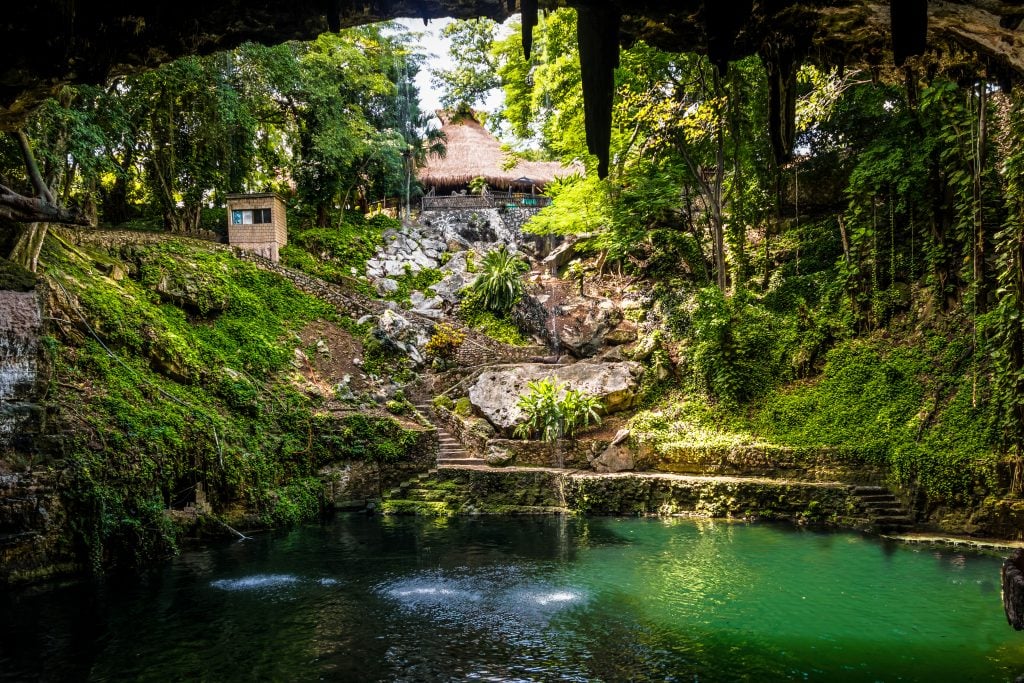 cenote zaci, one of the best places to visit in valladolid mexico