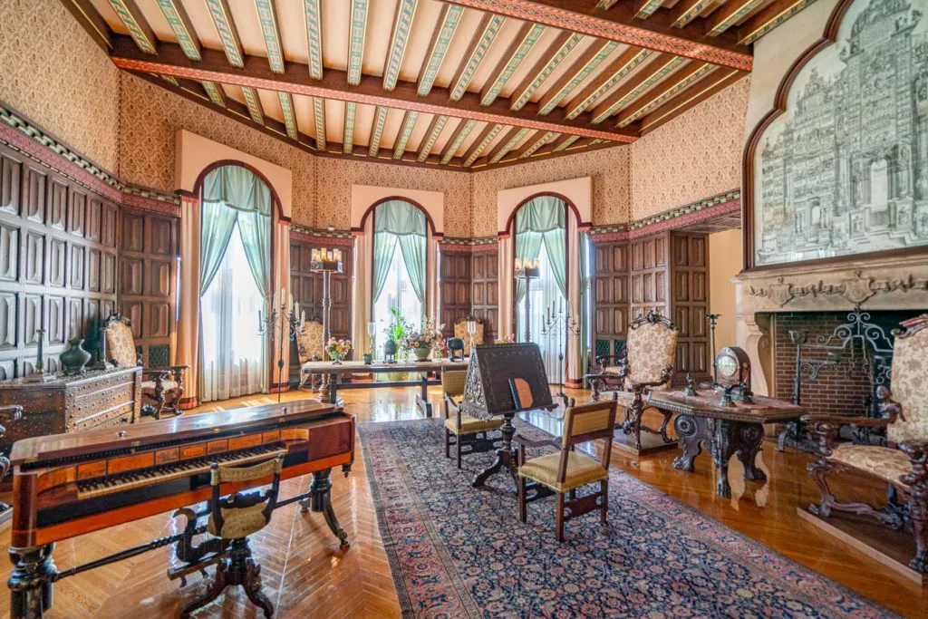 music room as seen during a tour biltmore tips