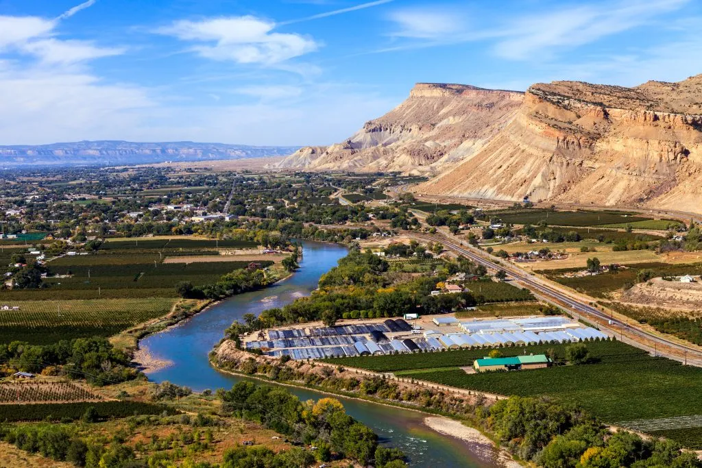 aerial view of grand junction colorado best places to visit