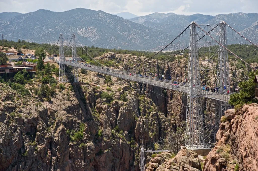 royal gorge bridge in canon city, one of the best vacation spots in colorado