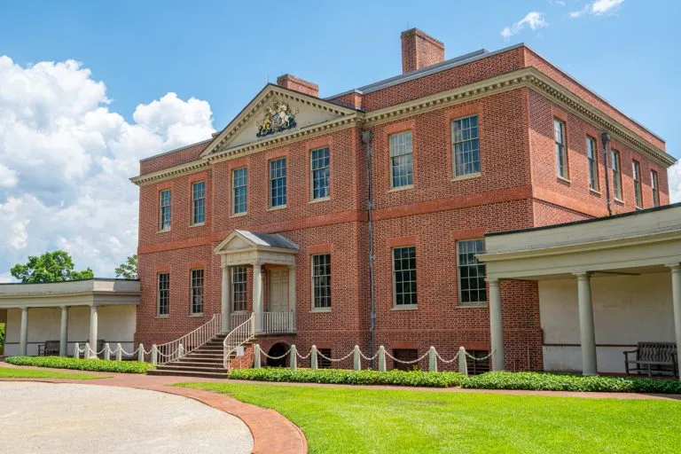 front facade of tryon palace, one of the best things to do in new bern nc