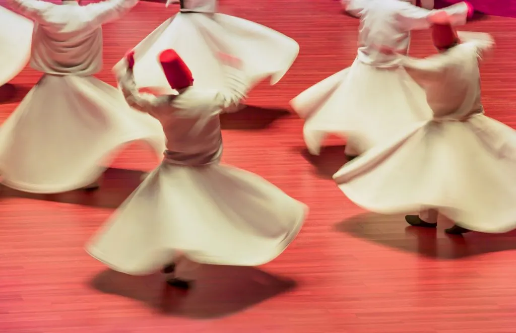 traditional whirling dervishes in turkey