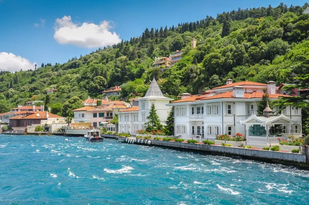 view of the princes' islands istanbul from the water