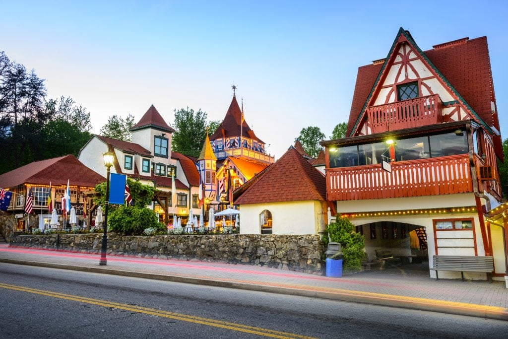 bavarian architecture in helen, one of the cutest small towns in georgia usa to visit