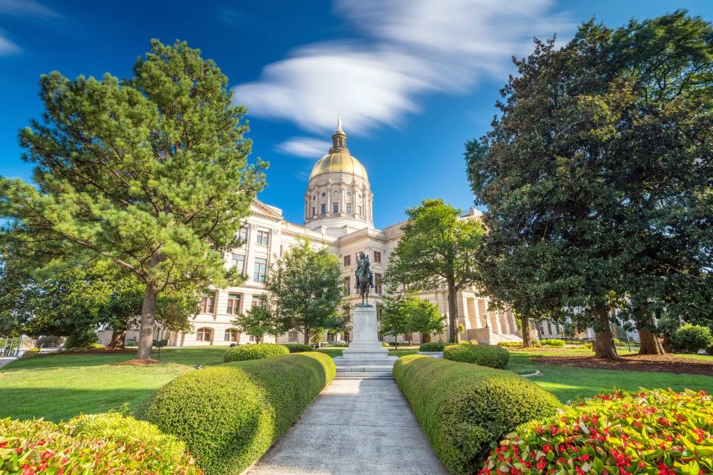 capitol building of georgia in atlanta, one of the best places to visit in georgia