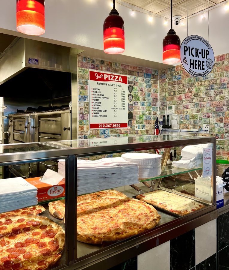 joes slice shop in the financial district of nyc