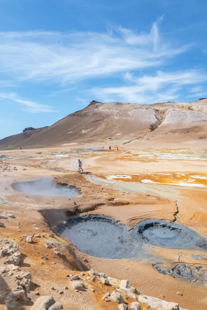 geothermal mud pools near lake mytvan planning a trip iceland