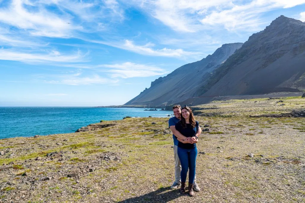 kate storm and jeremy storm on iceland ring road trip