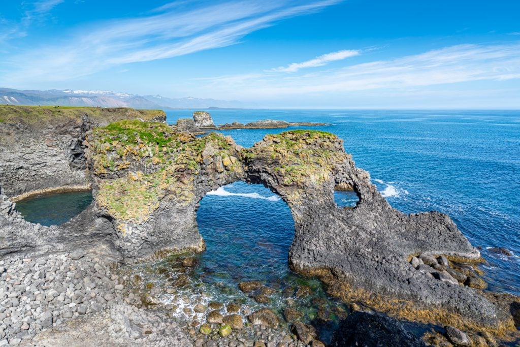 coastal arch on snaefellsness peninsula iceland trip planner