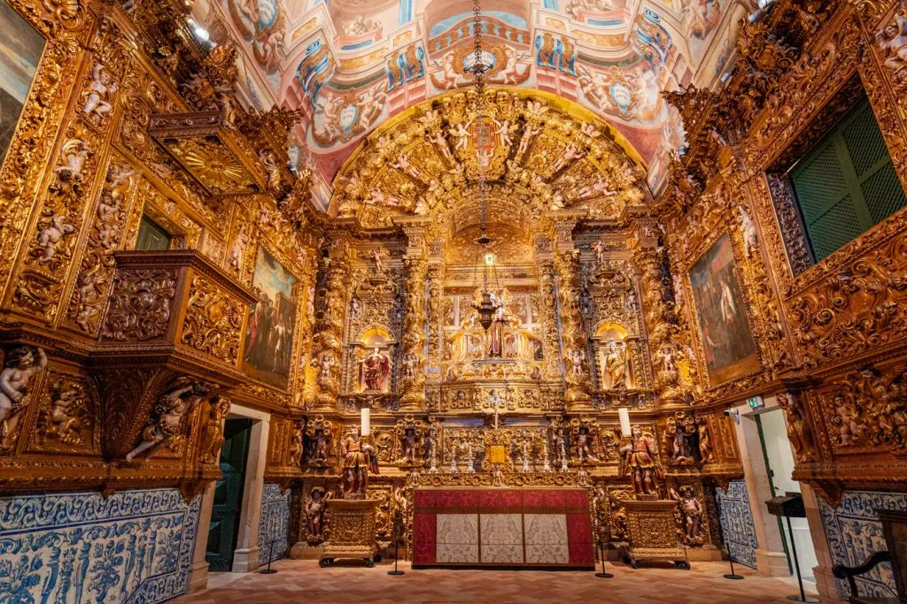 golden decor in igreja de santo antonio, one of the top things to do lagos portugal