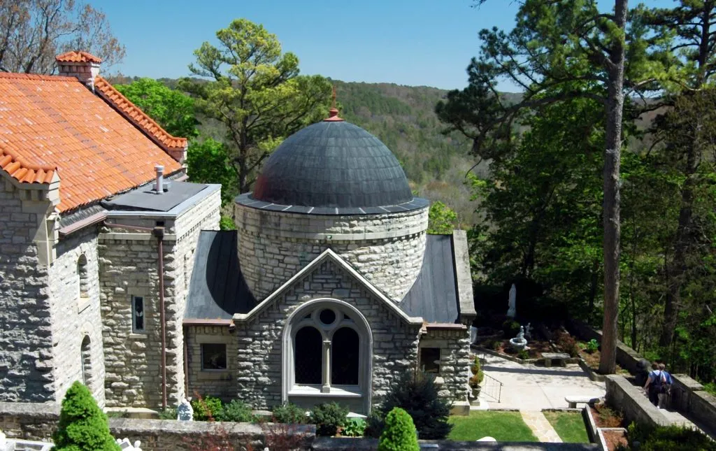 st elizabeths church stone building eureka springs arkansas, one of the best hidden gems in the us