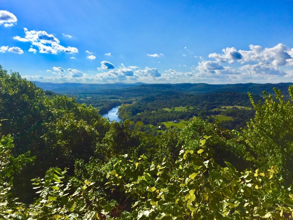 summer view of nature surrounding eureka springs arkansas