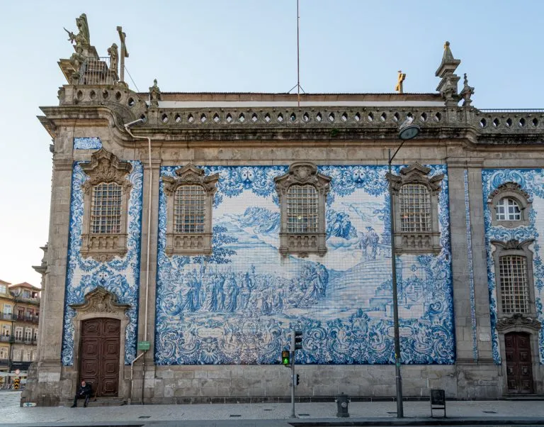 igreja do carmo azulejo wall in porto portugal, lisbon or porto debate includes more azulejos in porto