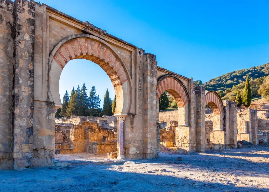 ruins of medina azahara near cordoba spain