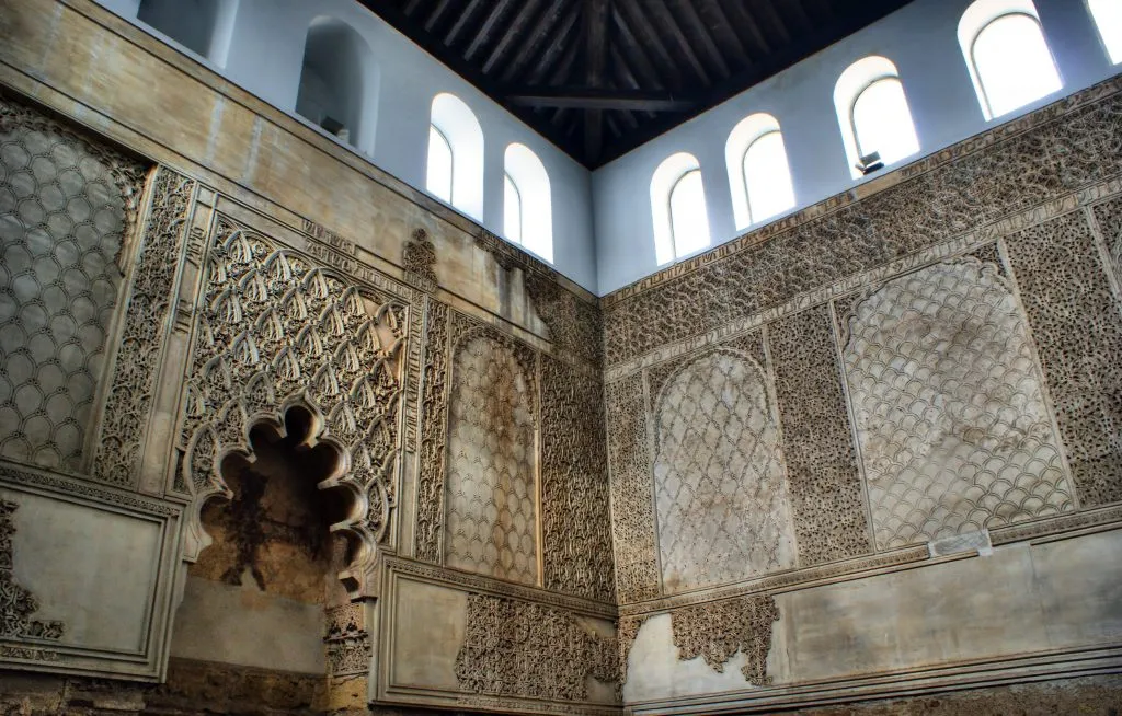 interior of synagogue cordoba spain