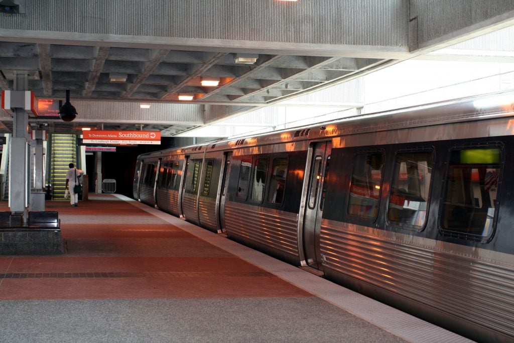 marta subway, one of the best ways to get around during a long weekend atlanta georgia