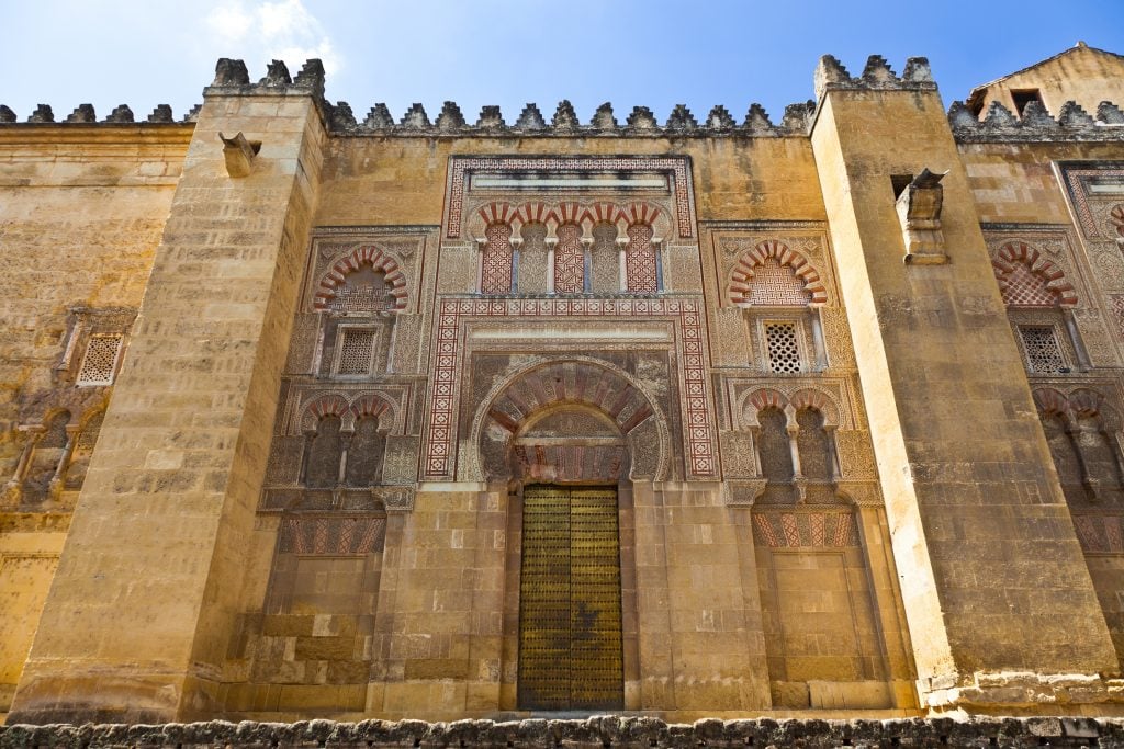 side facade of the mosque cathedral in cordoba attractions
