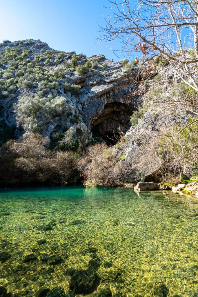 cueva de gato swimming hole in andalucia spain