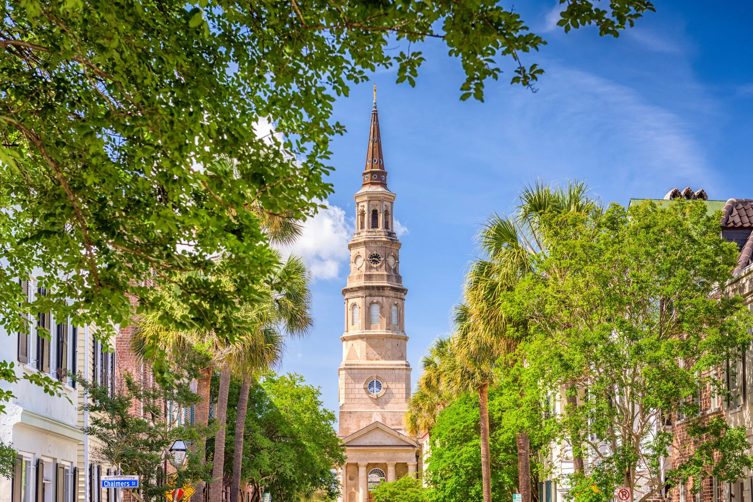 st philips church steeple one of the best photo spots in charleston south carolina