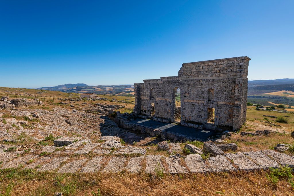 roman theatre at acinipo spain