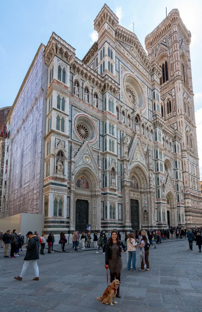 kate storm and ranger storm in front of florence cathedral santa maria del fiore