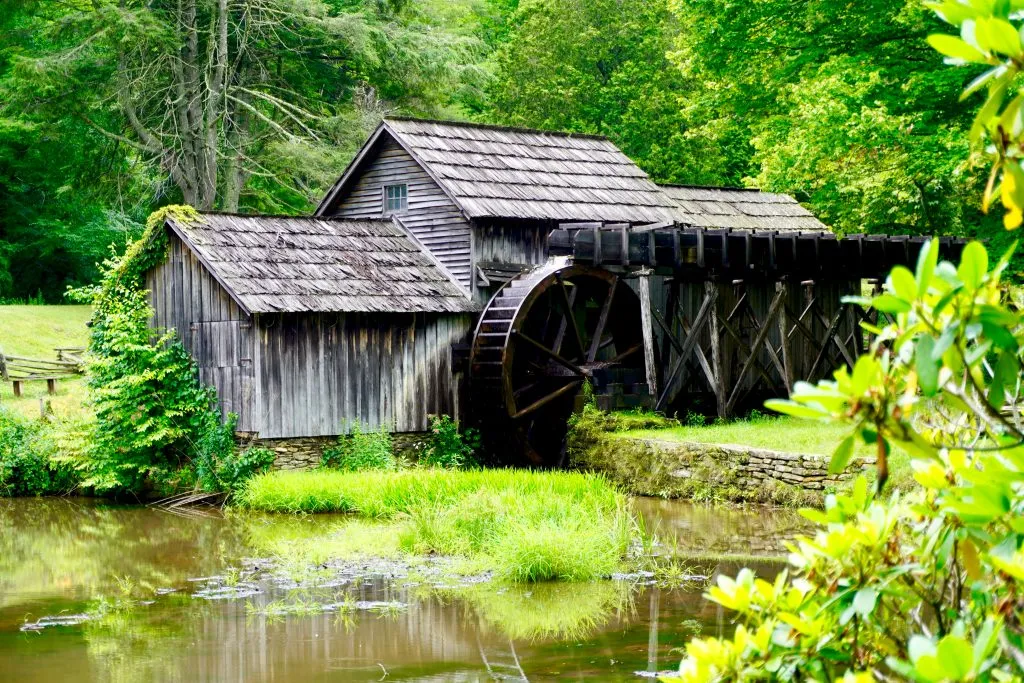 mabry mill on blue ridge parkway, one of the top us south road trip itinerary ideas