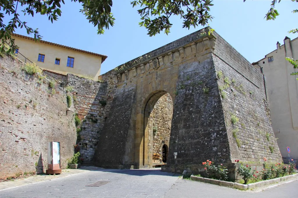 view of porta al prato gate tuscany