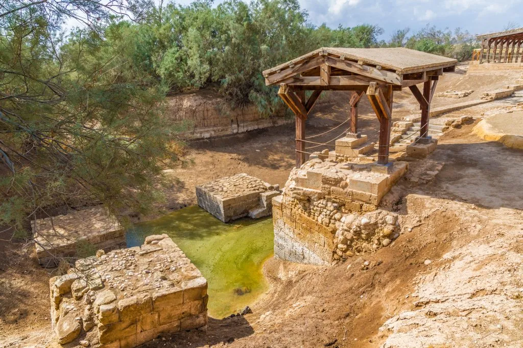 baptismal site of jesus christ in jordan