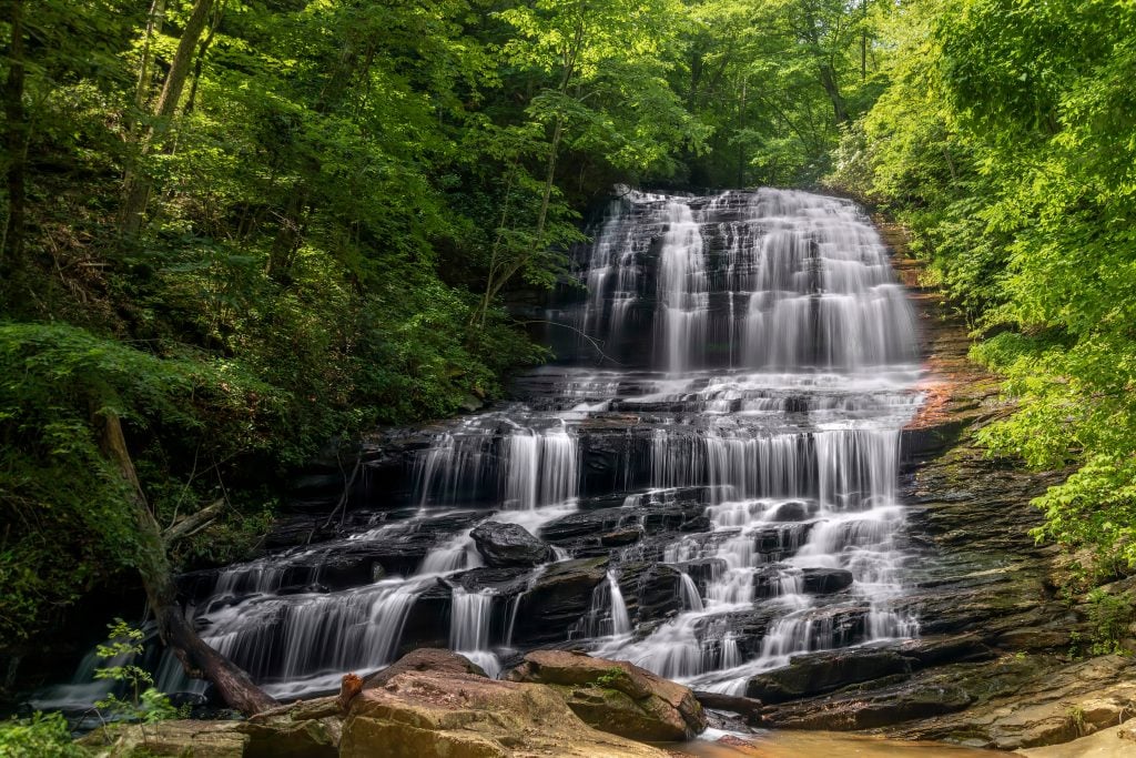 pearsons falls in tryon nc, one of the best western nc moutain towns