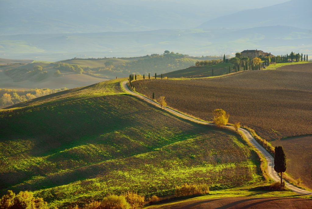 glaciator road one of the best attractions pienza