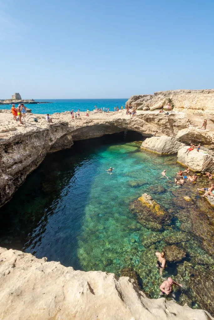 cave of poetry puglia road trip stops, as seen from above