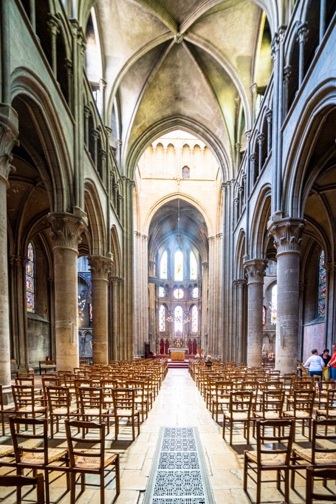 interior of notre dame dijon, one of the best things to do in dijon france