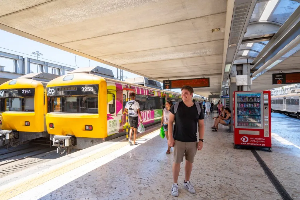 jeremy storm at cais do sodre train station in lisbon portugal