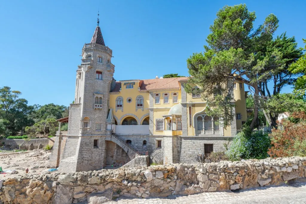 front facade of the castro guimaraes museum, one of the best things to do in cascais in one day