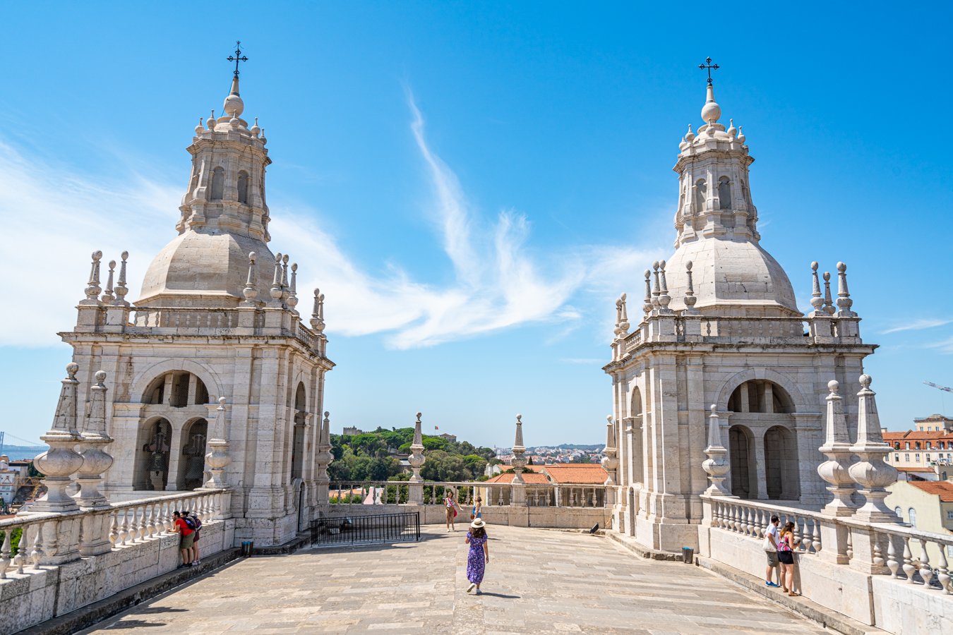 kate storm on the rooftop of the monastery of sao vicente de fora lisbon hidden gems