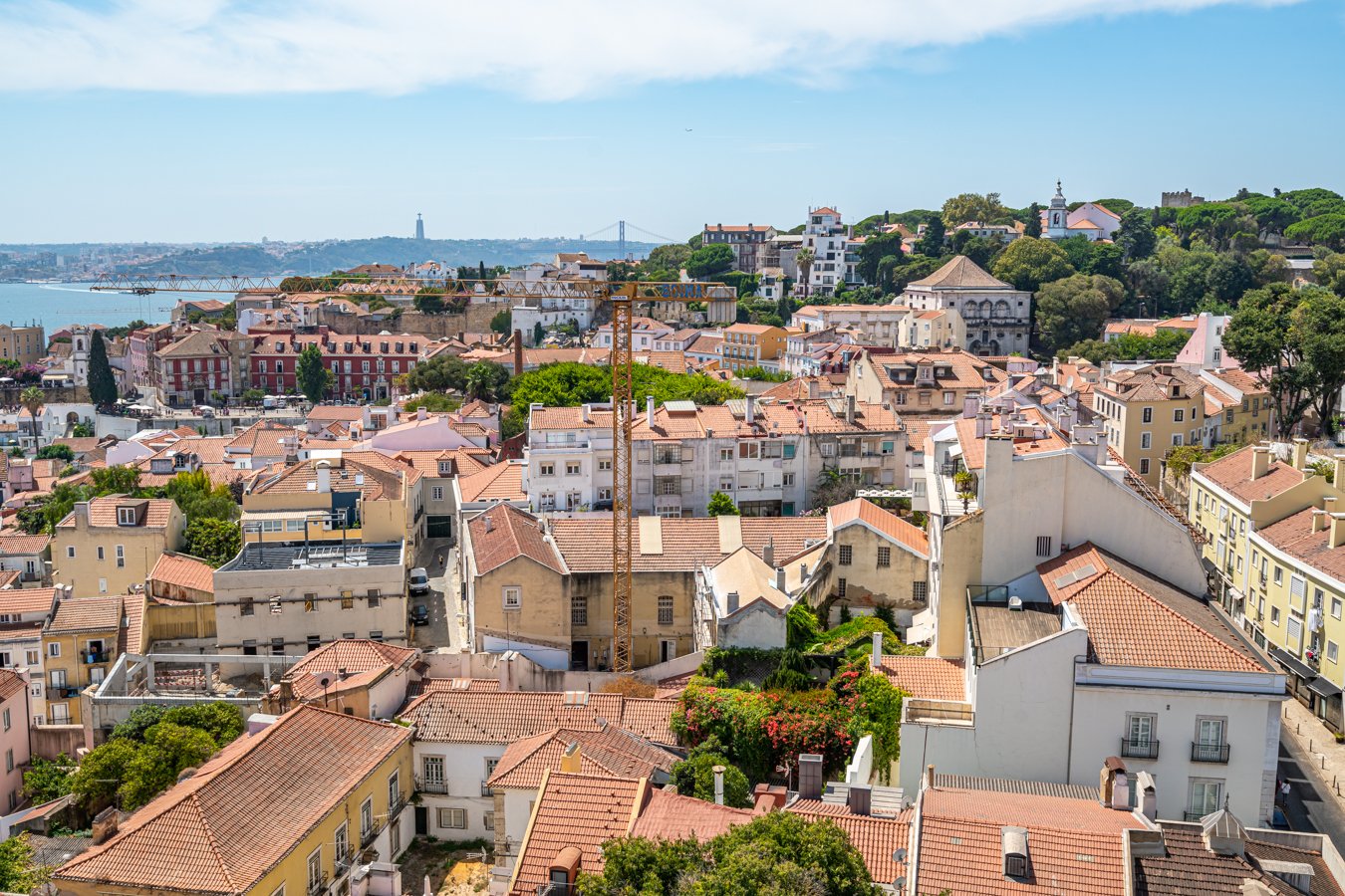 view of lisbon from above at monastery sao vicente, one of the hidden gems to see when visiting lisbon tips
