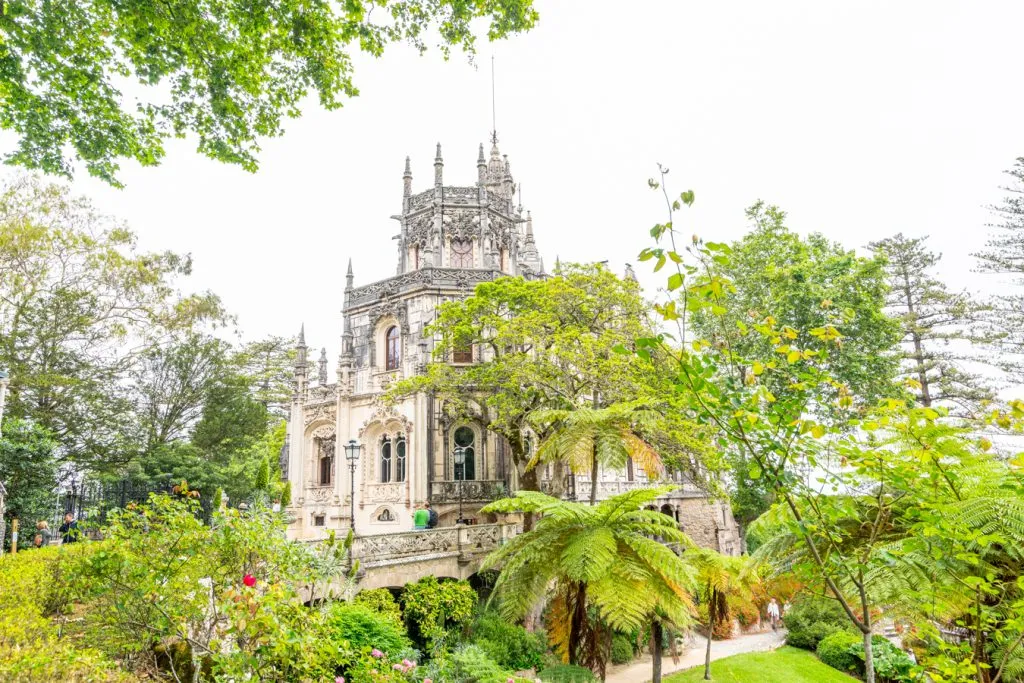 whimsical building on the grounds of quinta da regaleira sintra day trip 