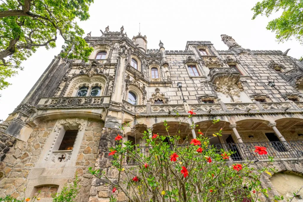 facade of the palace of quinta da regaleira, one of the best places to visit in sintra in a day