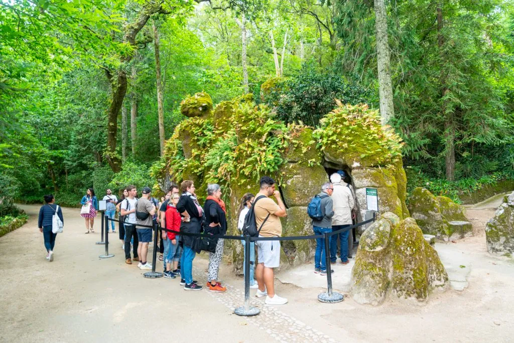 line for the initiation well in sintra portugal